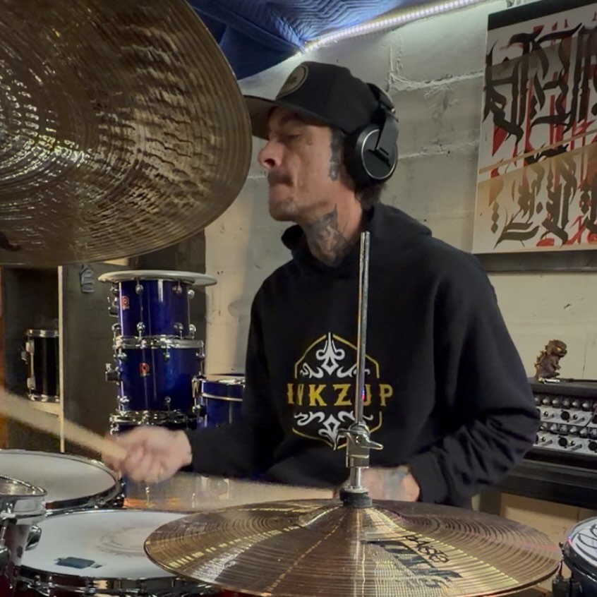 Practicing that groove we all know by heart. What is your go-to track ...