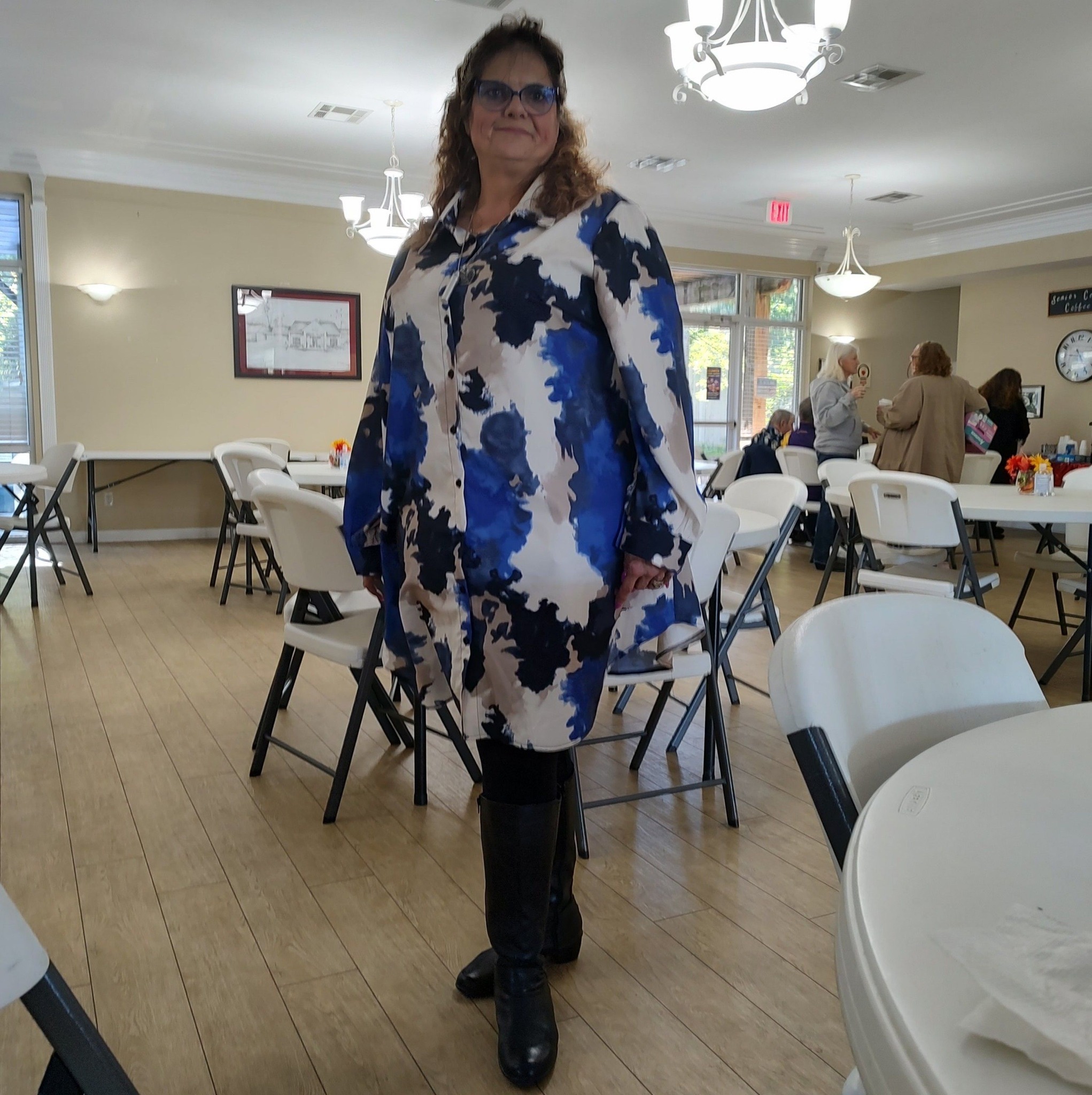Karaoke 🎤 today at the Senior Center . I enjoyed singing 🎶 When Mercy ...