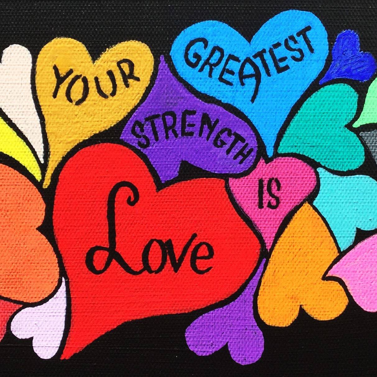Your greatest strength is love (@yourgreateststrengthislove 