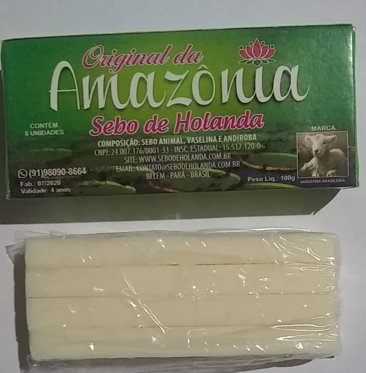 Sebo de Holanda Original da Amazônia