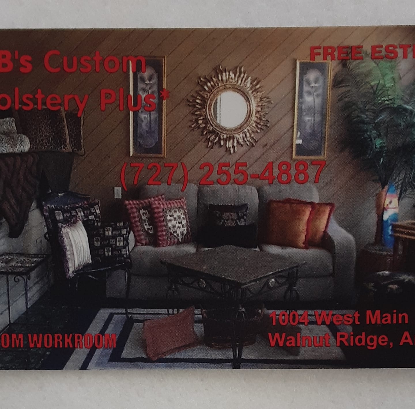 B & B's Custom Upholstery Plus | Walnut Ridge AR