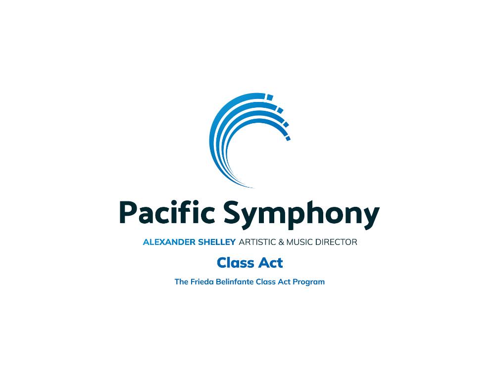 Pacific Symphony's Frieda Belinfante Class Act Program