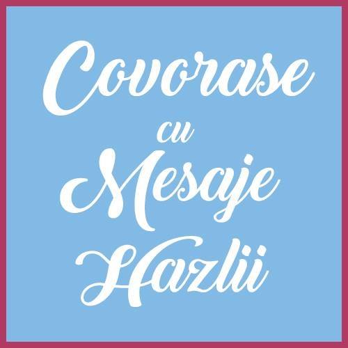 Covorase cu mesaje hazlii