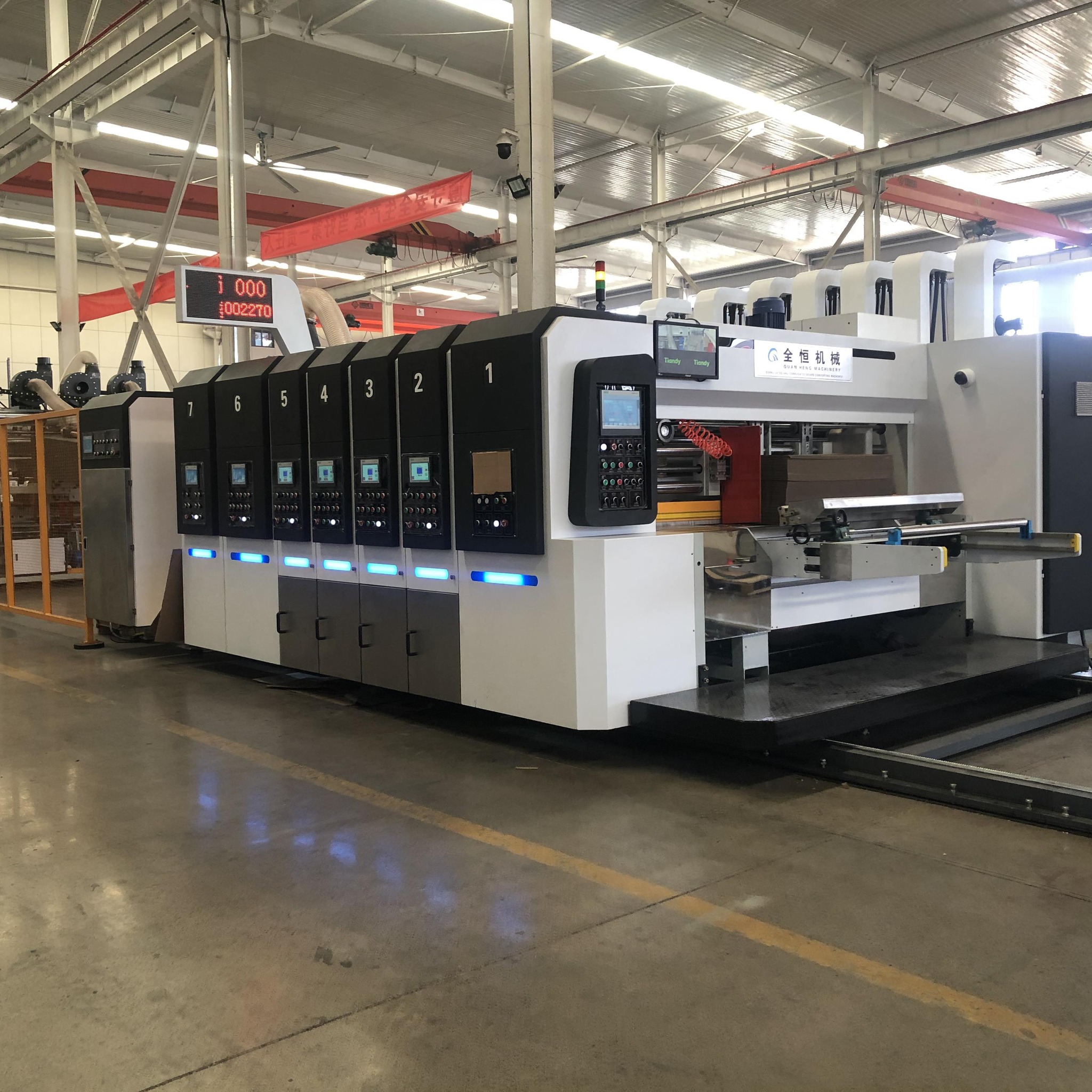 QH-PACK High definition printing slotting die cutting machine for ...
