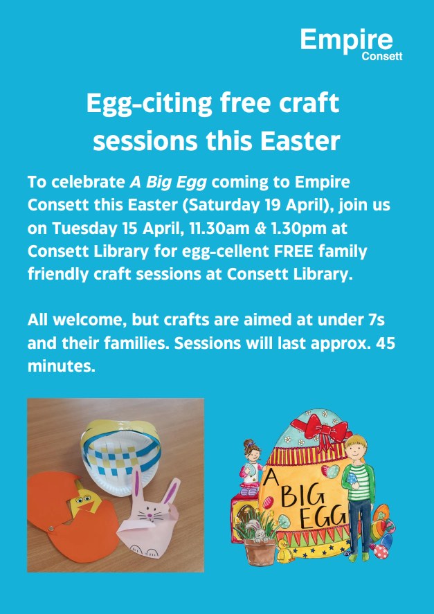 County Durham Libraries - More FREE craft sessions next week, this time ...
