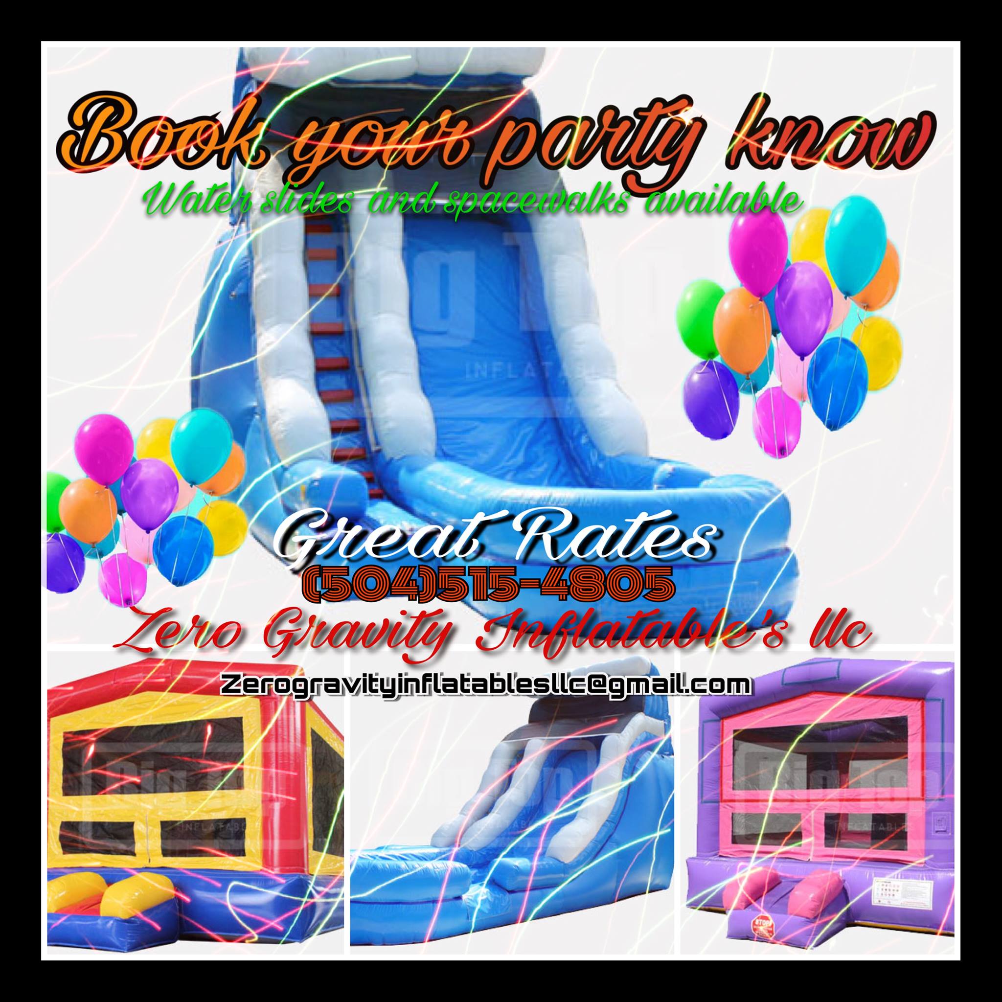 Zero gravity inflatables