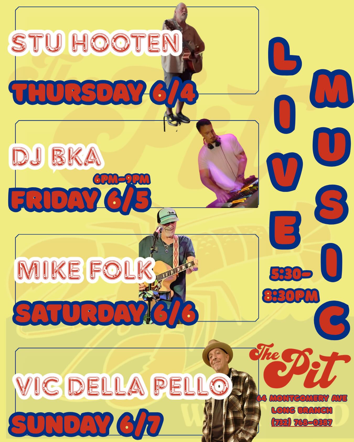 Live music this week at The PIT!
