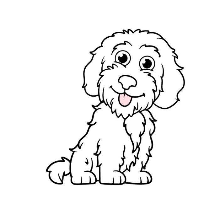 Cockapoo Coloring Pages
