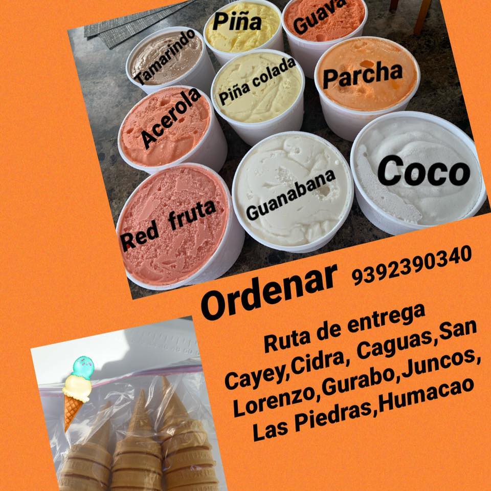 Coco Parcha Piña Fruta... - Helados Naturales y algo mas | Facebook