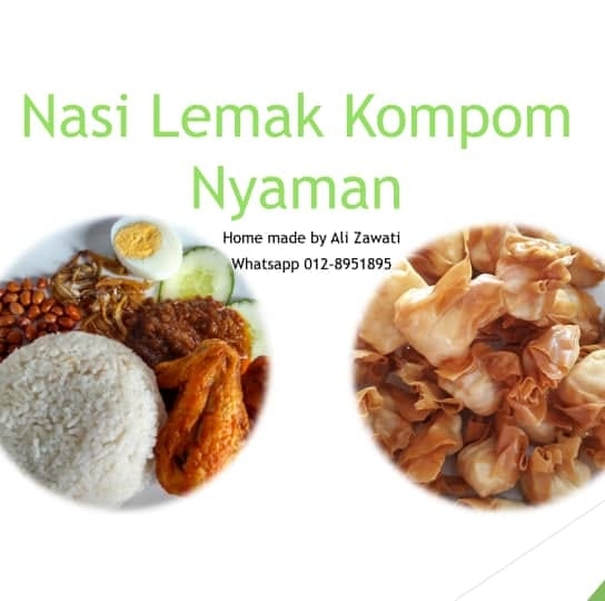 Nasi lemak kompom nyaman
