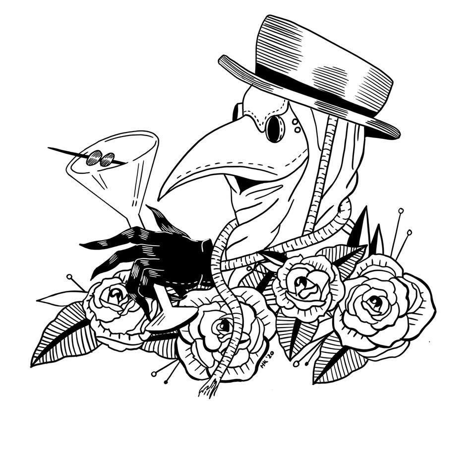 Mascara Plague Doctor Dr De La Plaga Cosplay Disfraz en venta en por