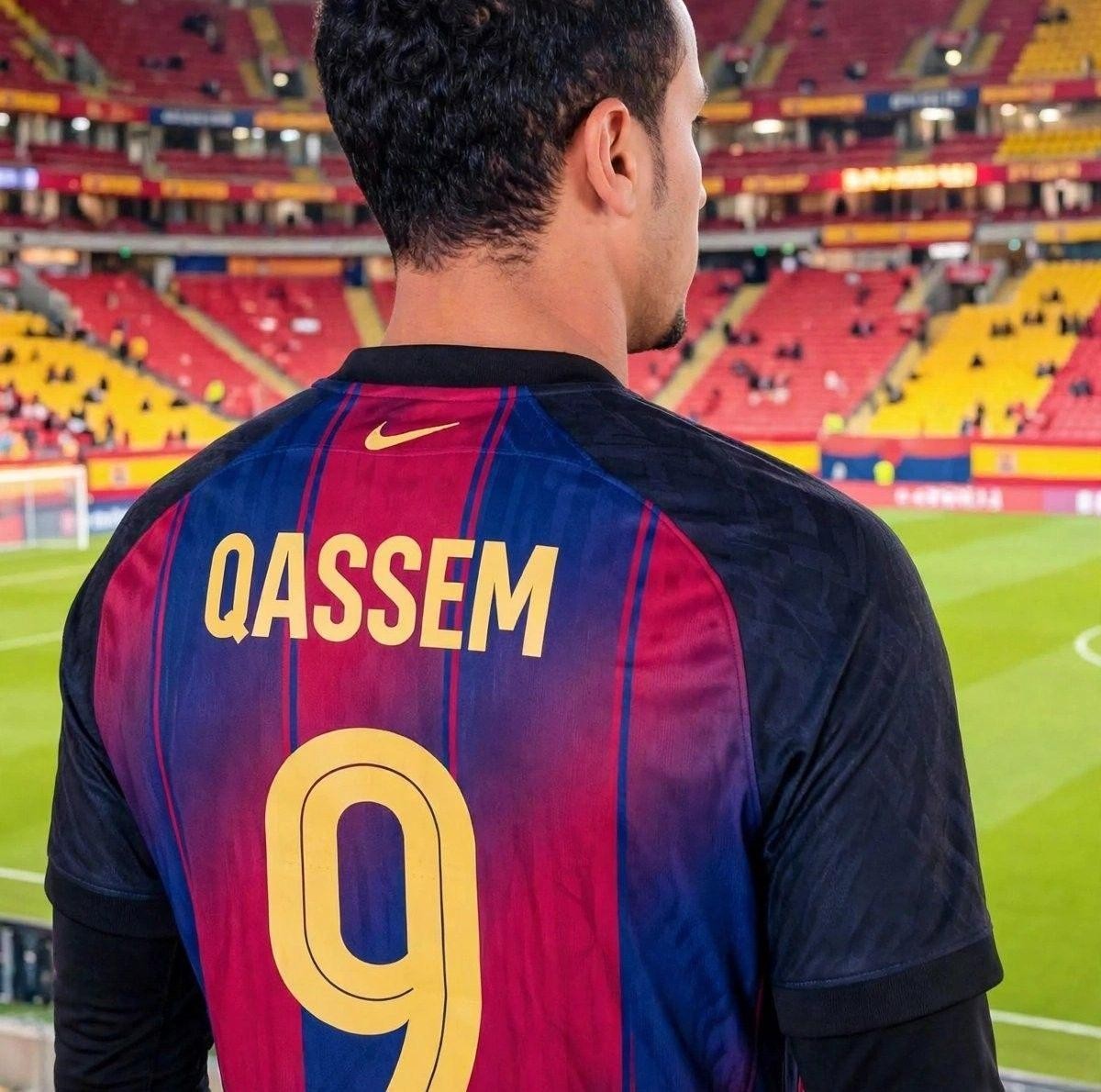 لم ينسى هتافات اسبانيا ضد المسلمين وكأنه يقول هاذا انا نجمكم وكل امالكم ...