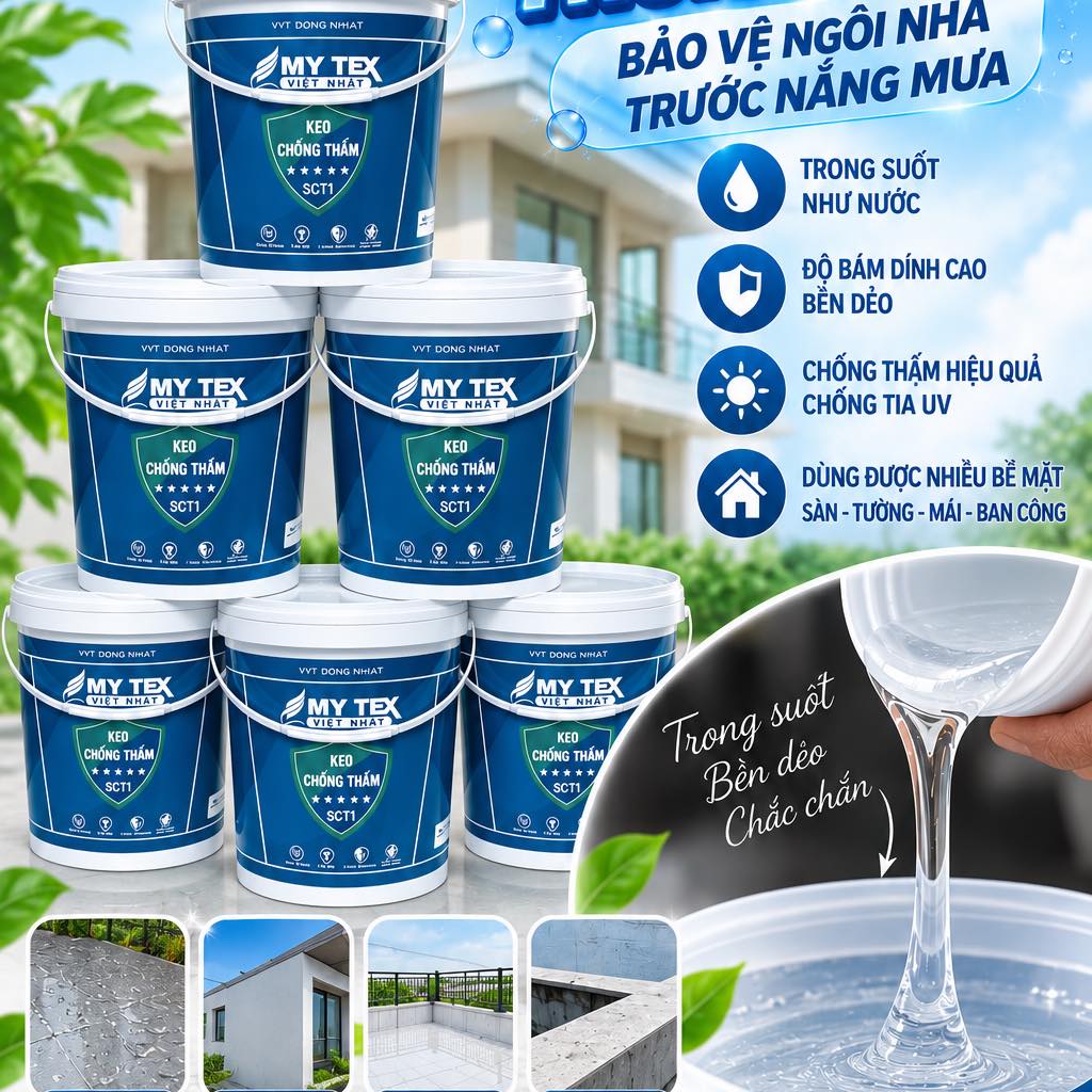 Keo -Sơn Chống Thấm MyTex Việt - Nhật | Thanh Hóa