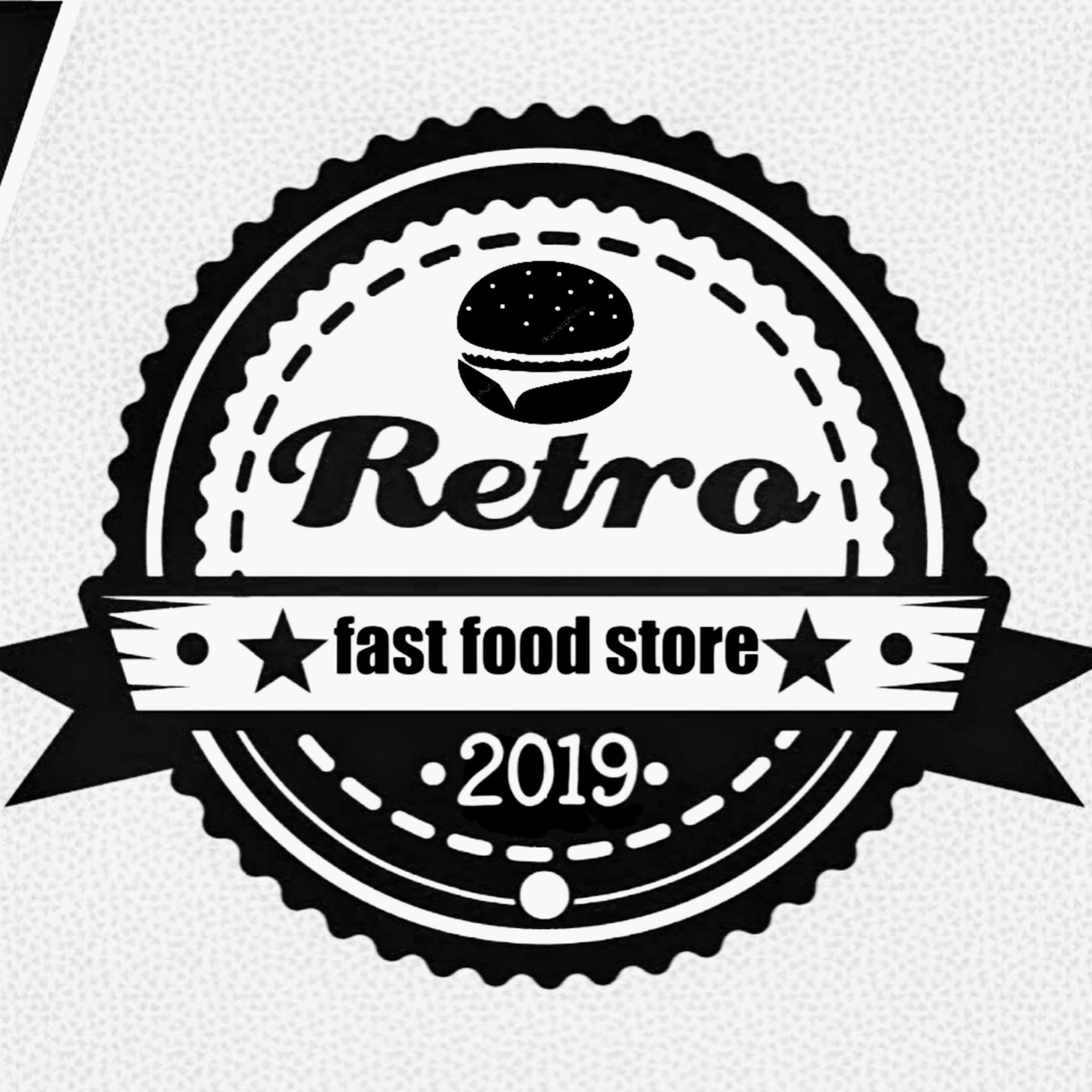 RETRO fast food store