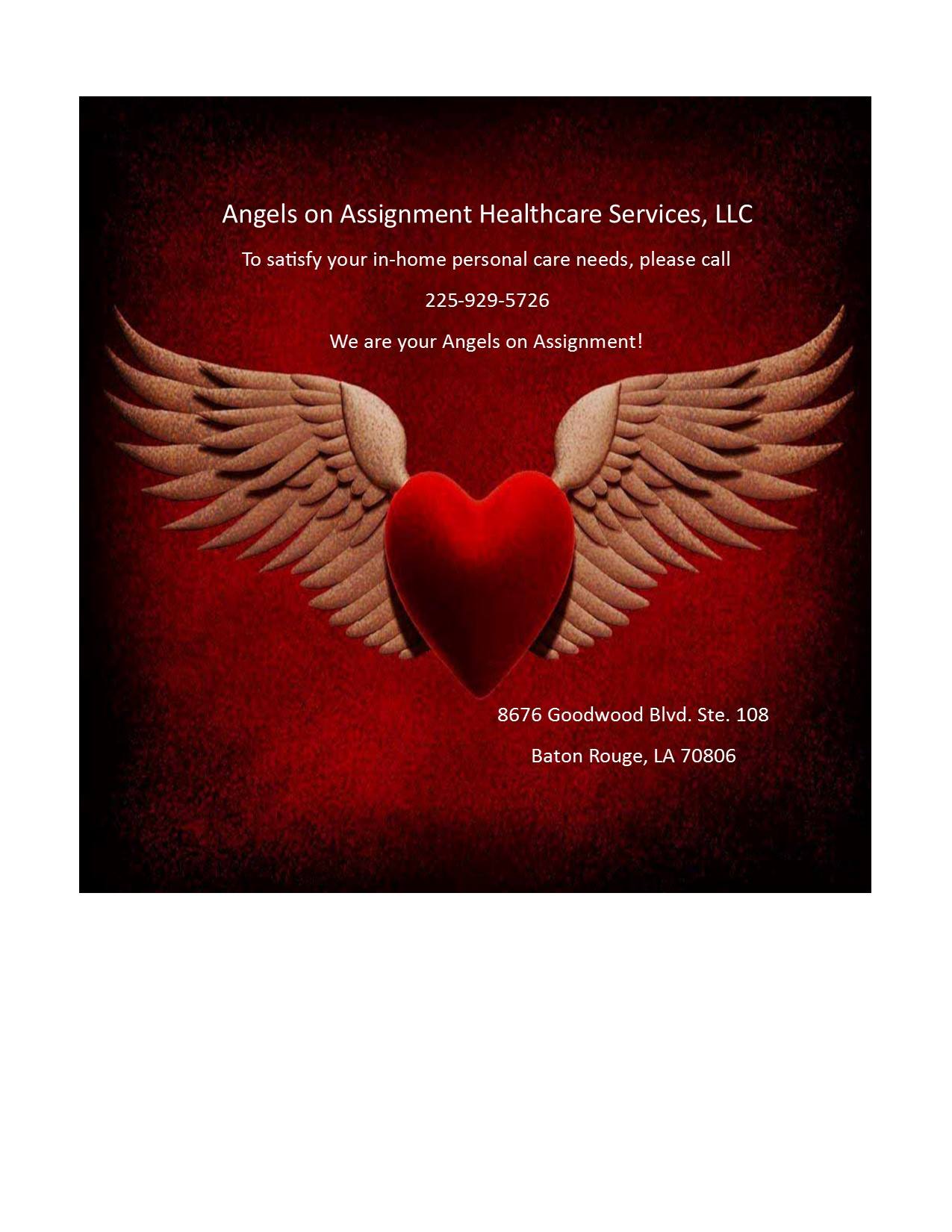 Angels on Assignment Healthcare Services, LLC | Baton Rouge LA