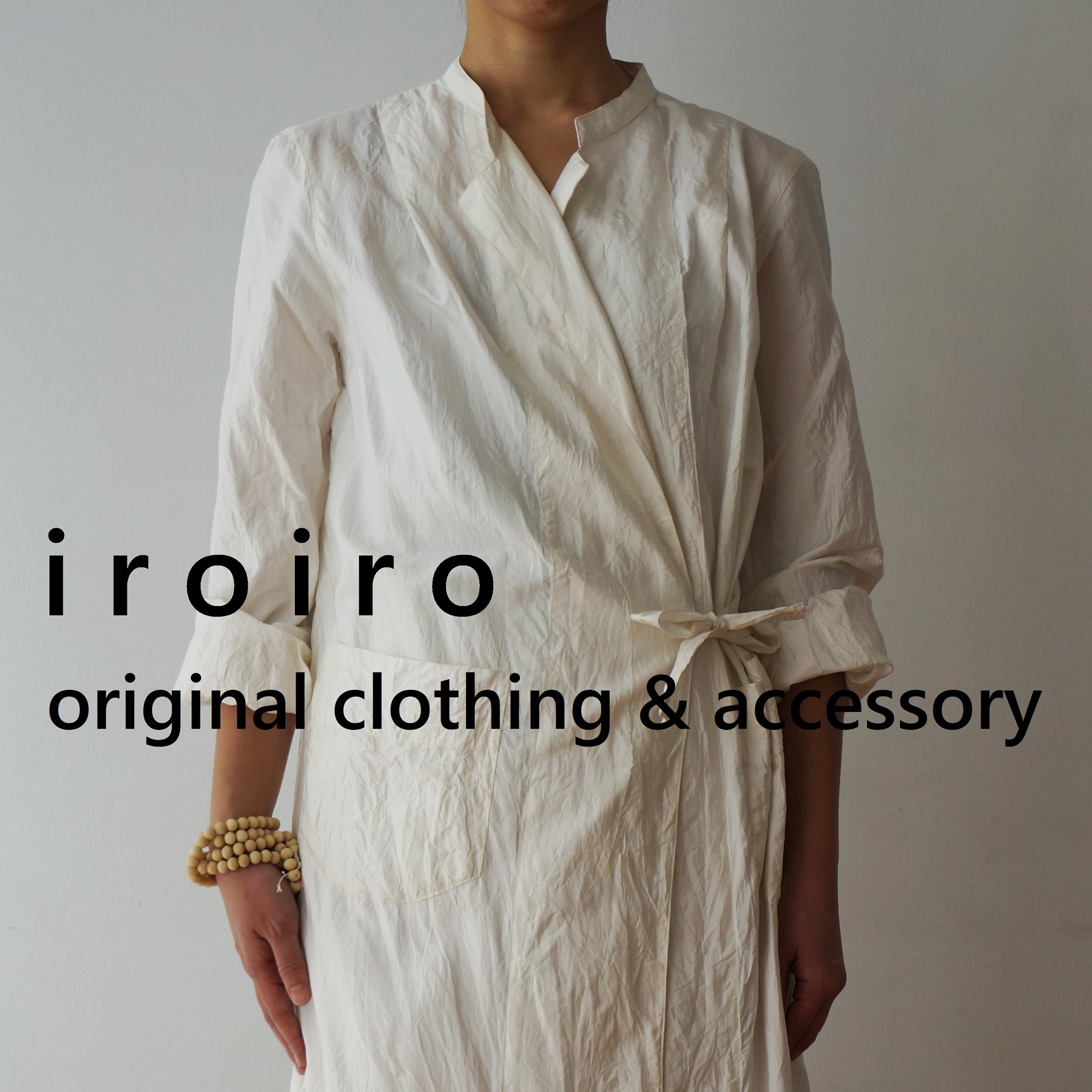 値下げ】 美品 iroiro イロイロ 群青 ロングブラウス 羽織り 【公式通販】