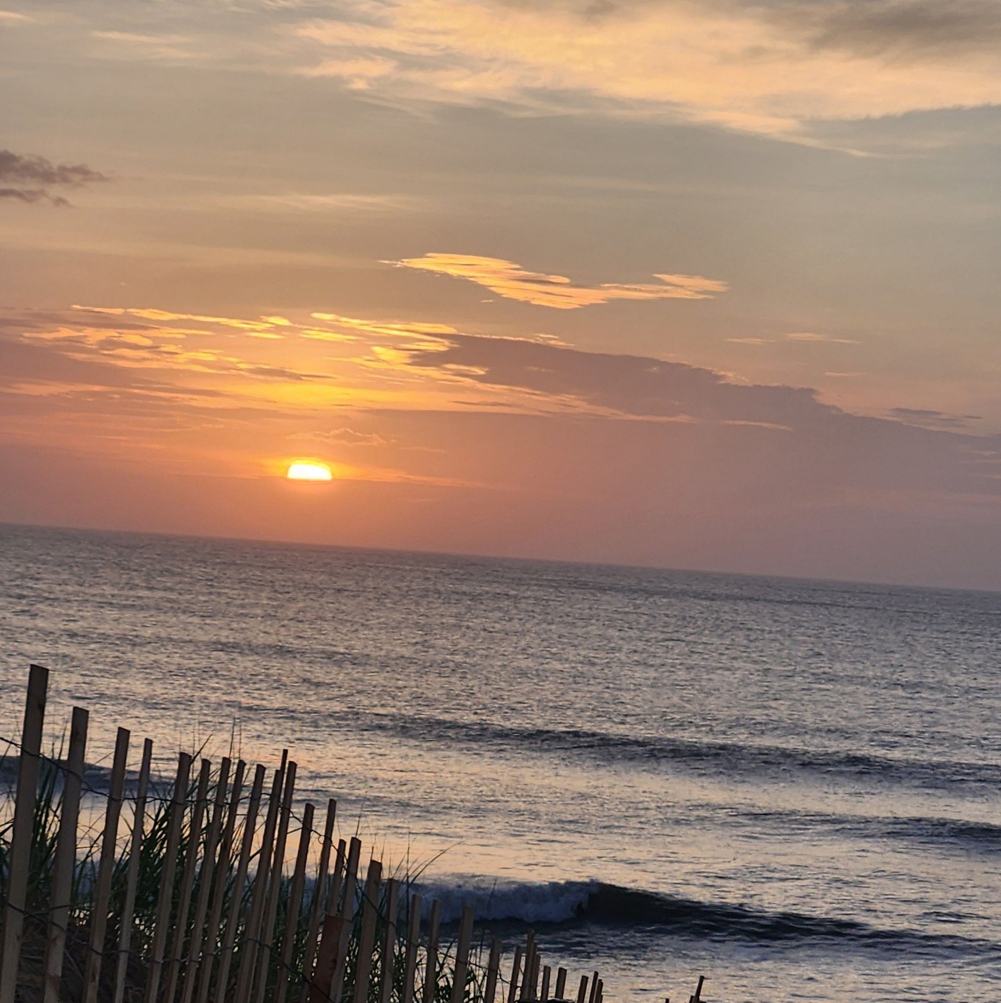 Nice sunset with Liam Ryan, long time resident of Barnegat Light ...