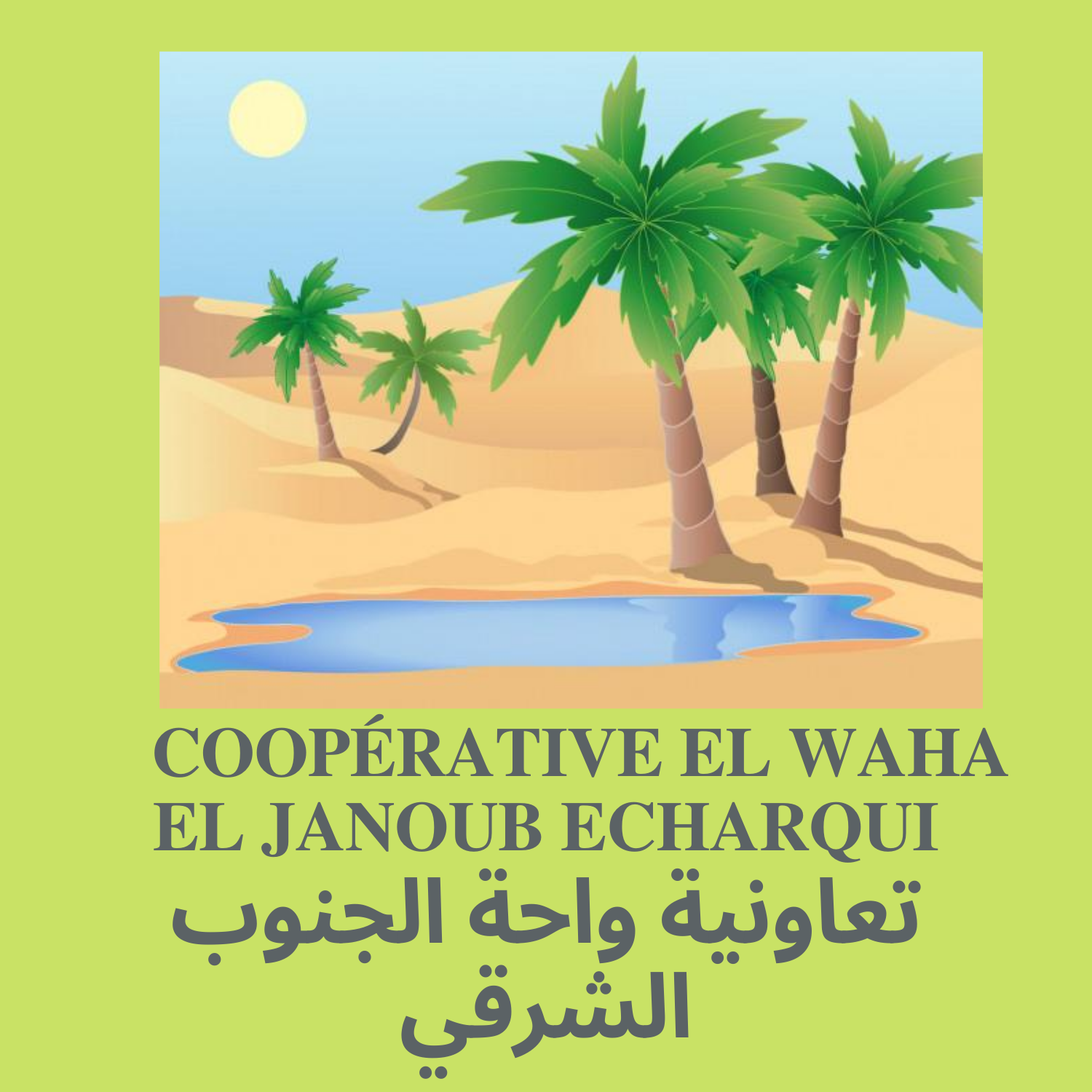 تعاونية واحة الجنوب الشرقي -Coopérative El Waha El Janoub Echarqui | Er ...