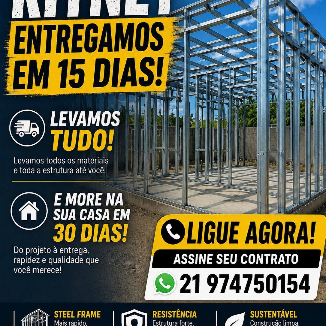 Steel Frame casa de aço rio de janeiro