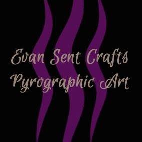 Pyrographic art by Evan sent crafts
