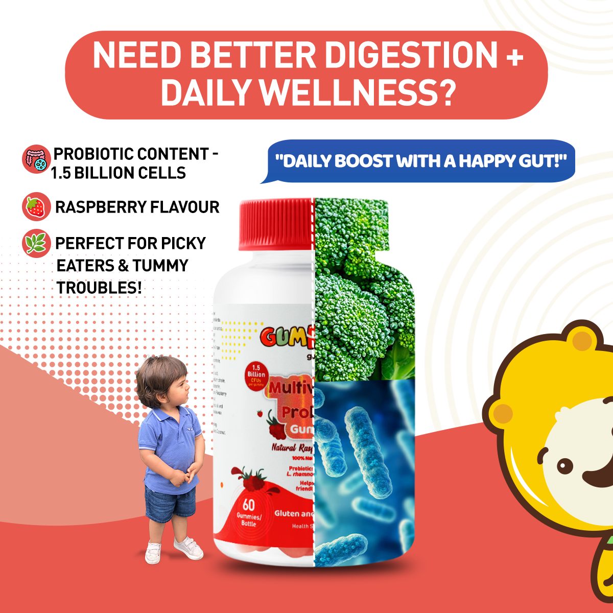BeGumazing - Tummy tantrums? Not anymore! 🧡 Our new Multivitamin ...