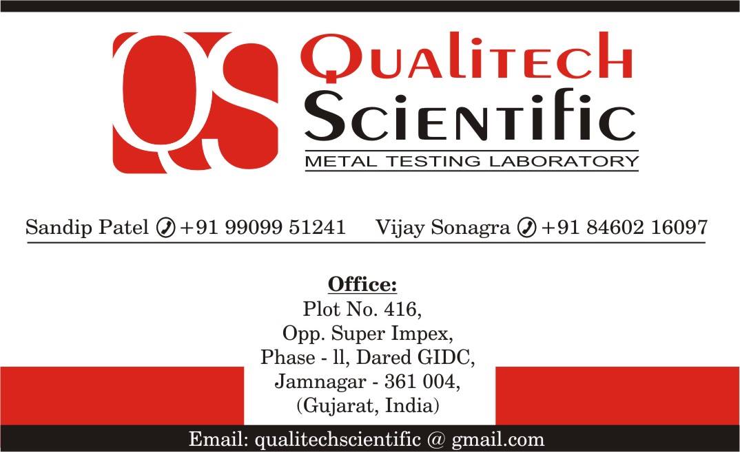 Qualitech scientific, Metal testing Laboratory