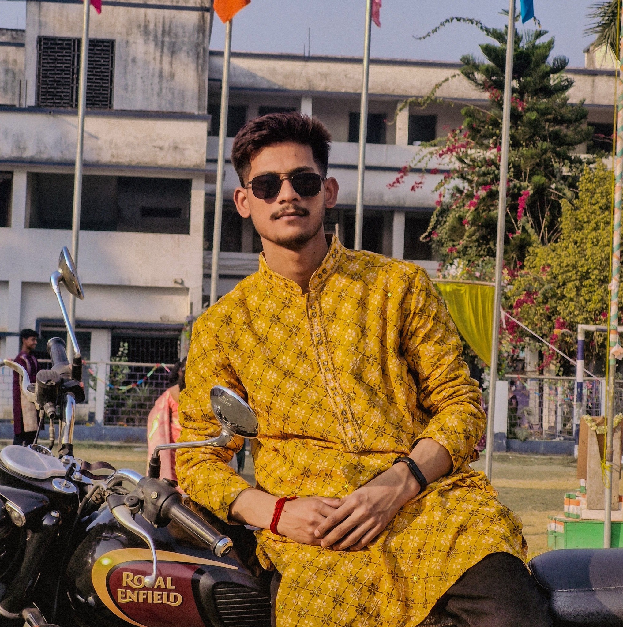 Embarking on the journey to the workplace.🚨 ️ | Subrata Biswas