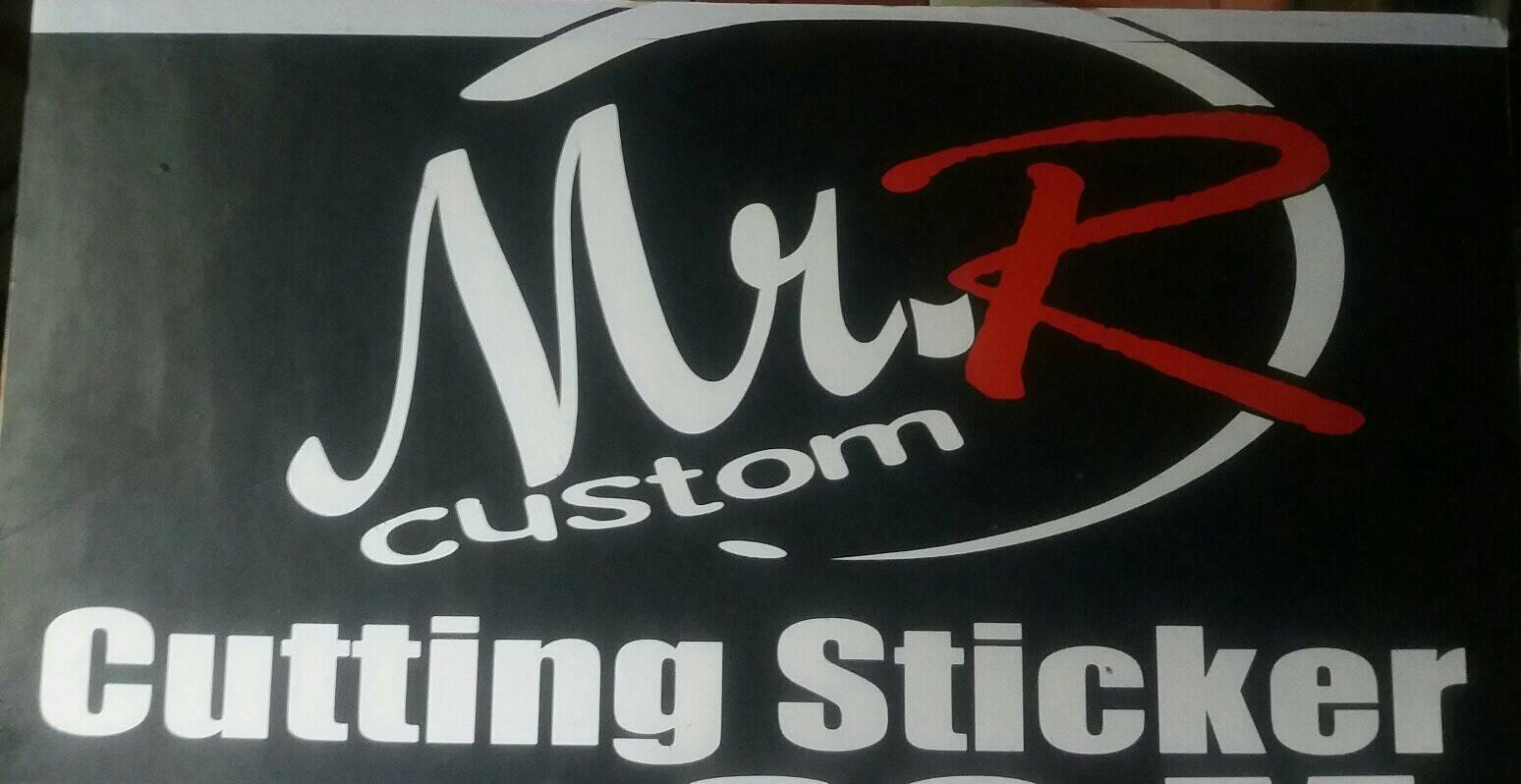 M R Cutting Sticker