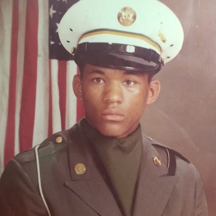 What is the badge below this officers combat action badge and above his ...