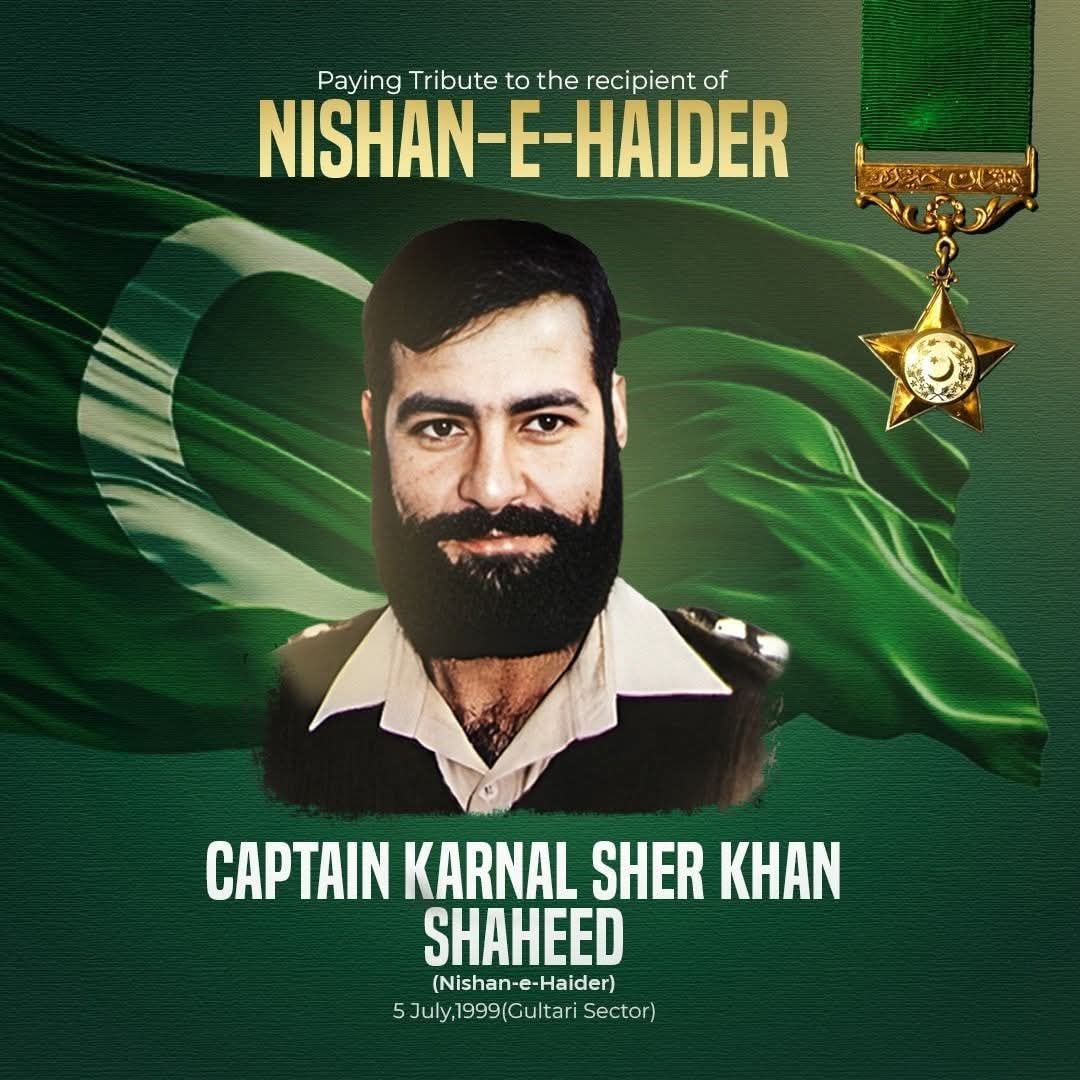 Captain Karnal Sher Khan Shaheed
