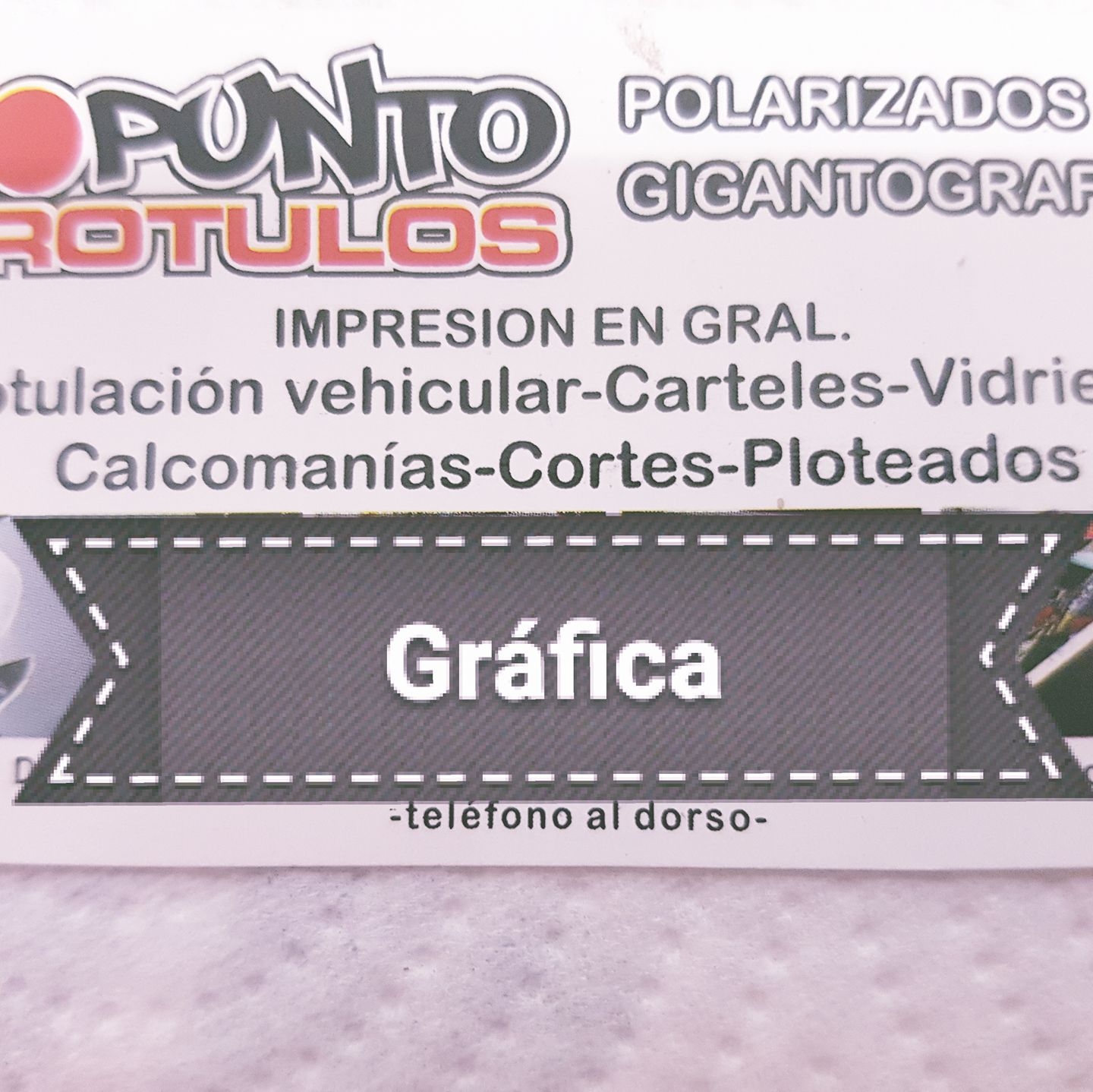 Punto Rotulos Gráfica | La Calera