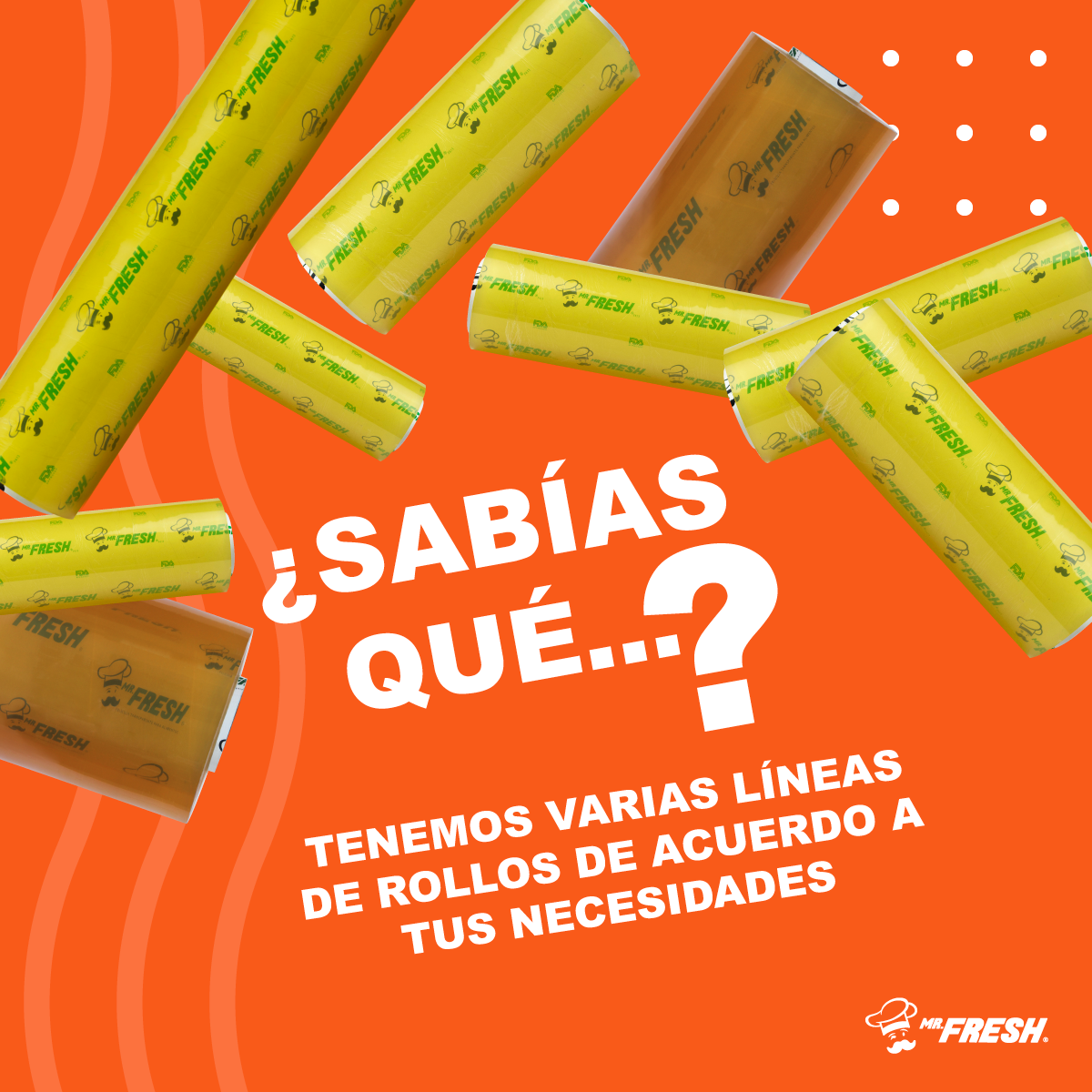 Mr. Fresh - Sabias que... tenemos tres tipos de rollos... | Facebook