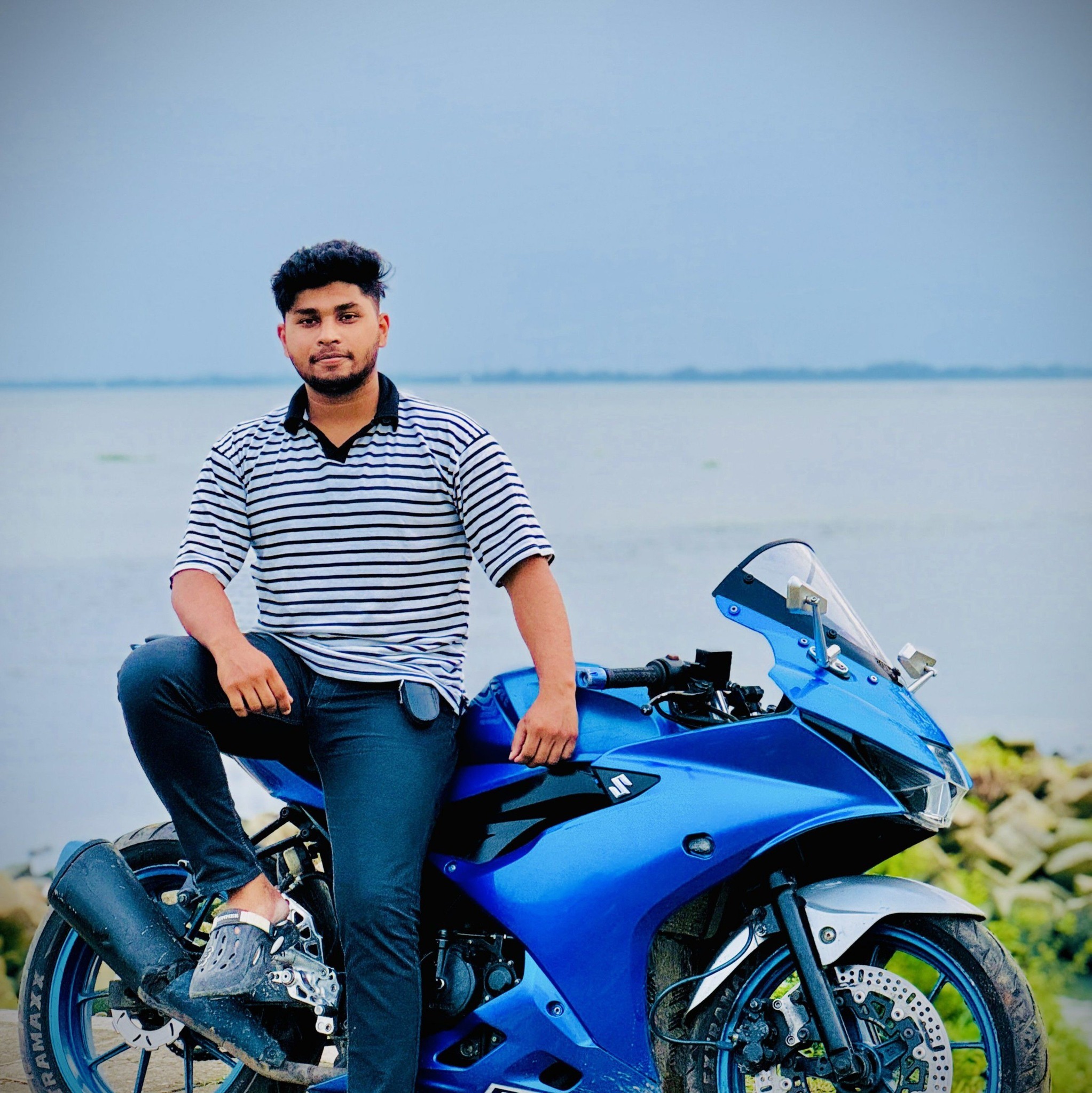 GSX-R loading... New look.🤍💙 📷 Ismail Kholil Mahin 4V Syed Srabon | MD ...