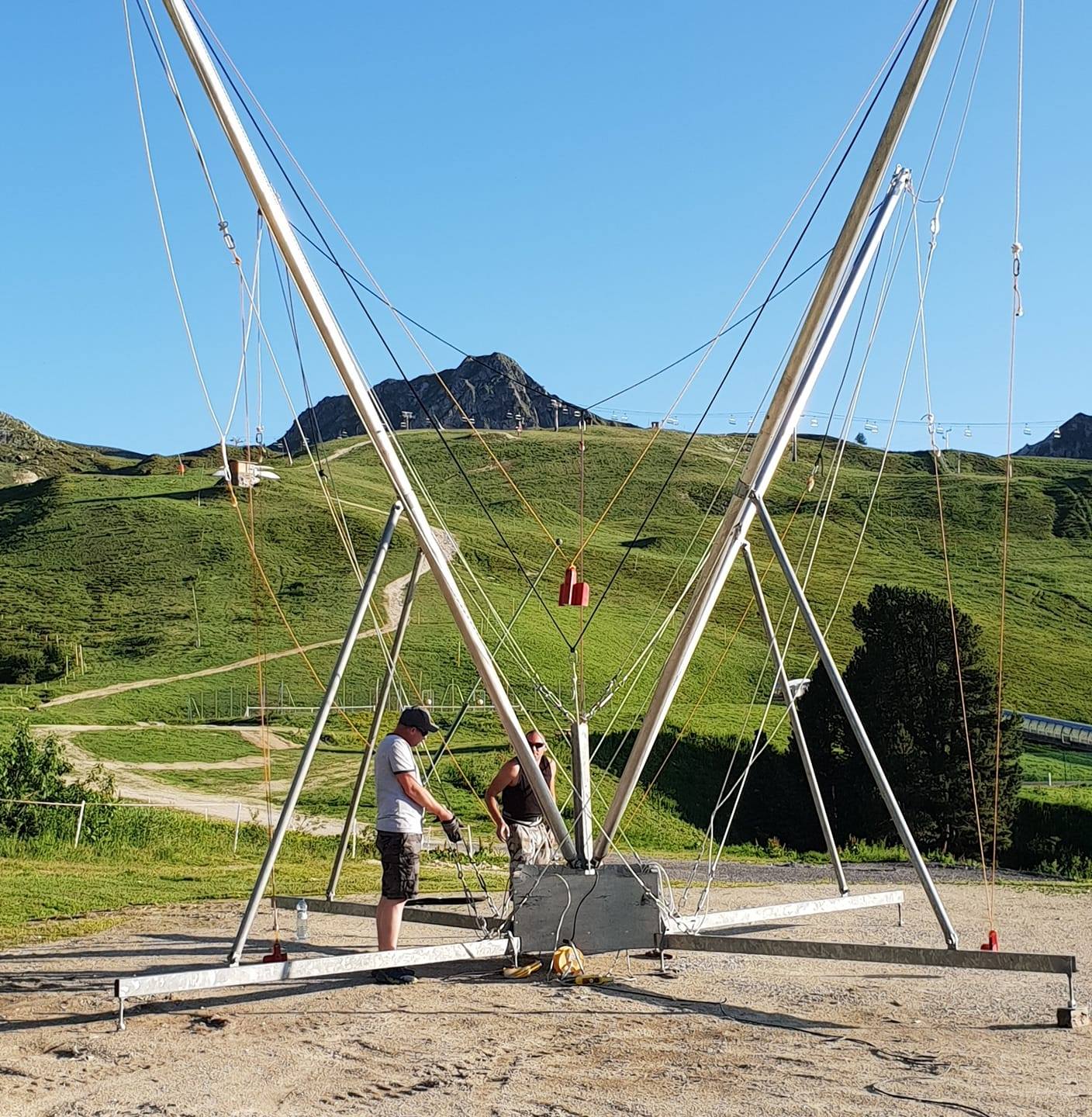 Accro Bungy Trampoline Belle Plagne