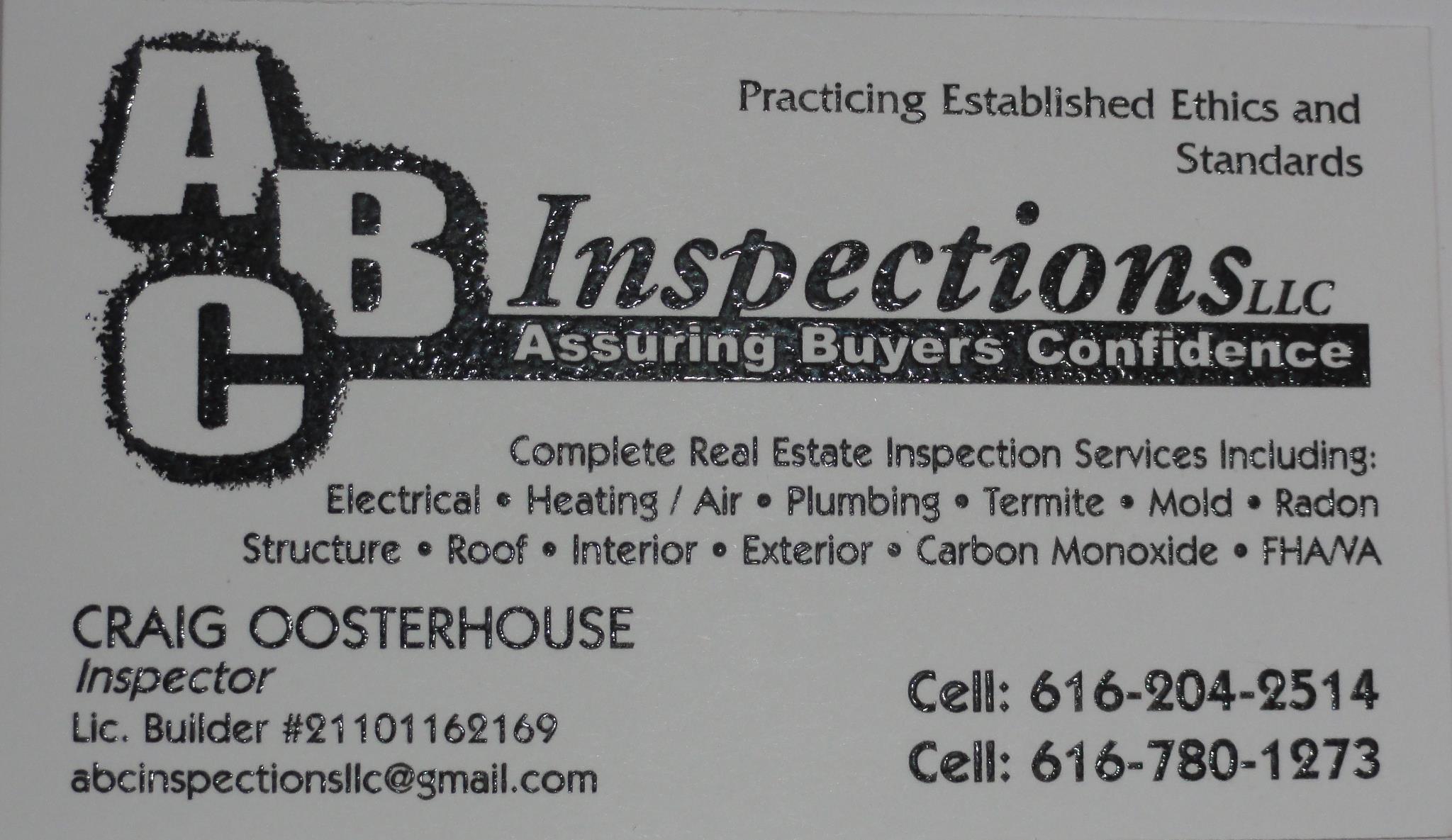 ABC Inspections LLC | Grand Rapids MI