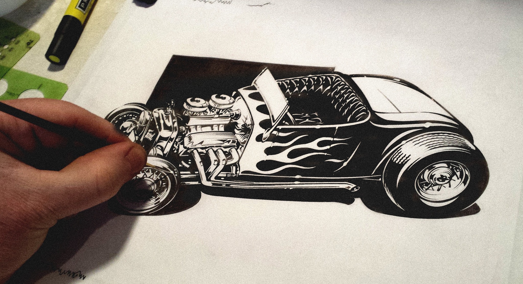Jimmy's Hot Rod Design - I swapped GARAGE PROJECT art with my buddy ...