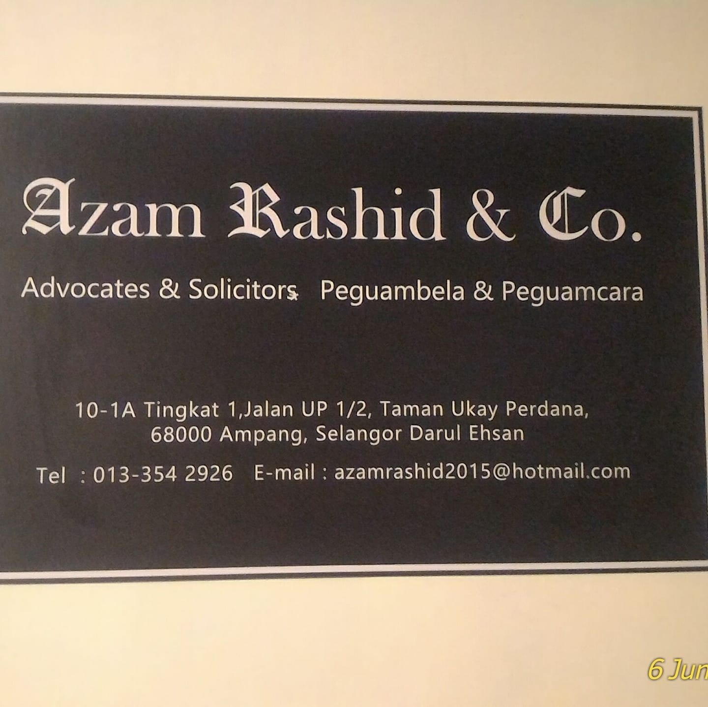 Messrs Azam Rashid & Co.