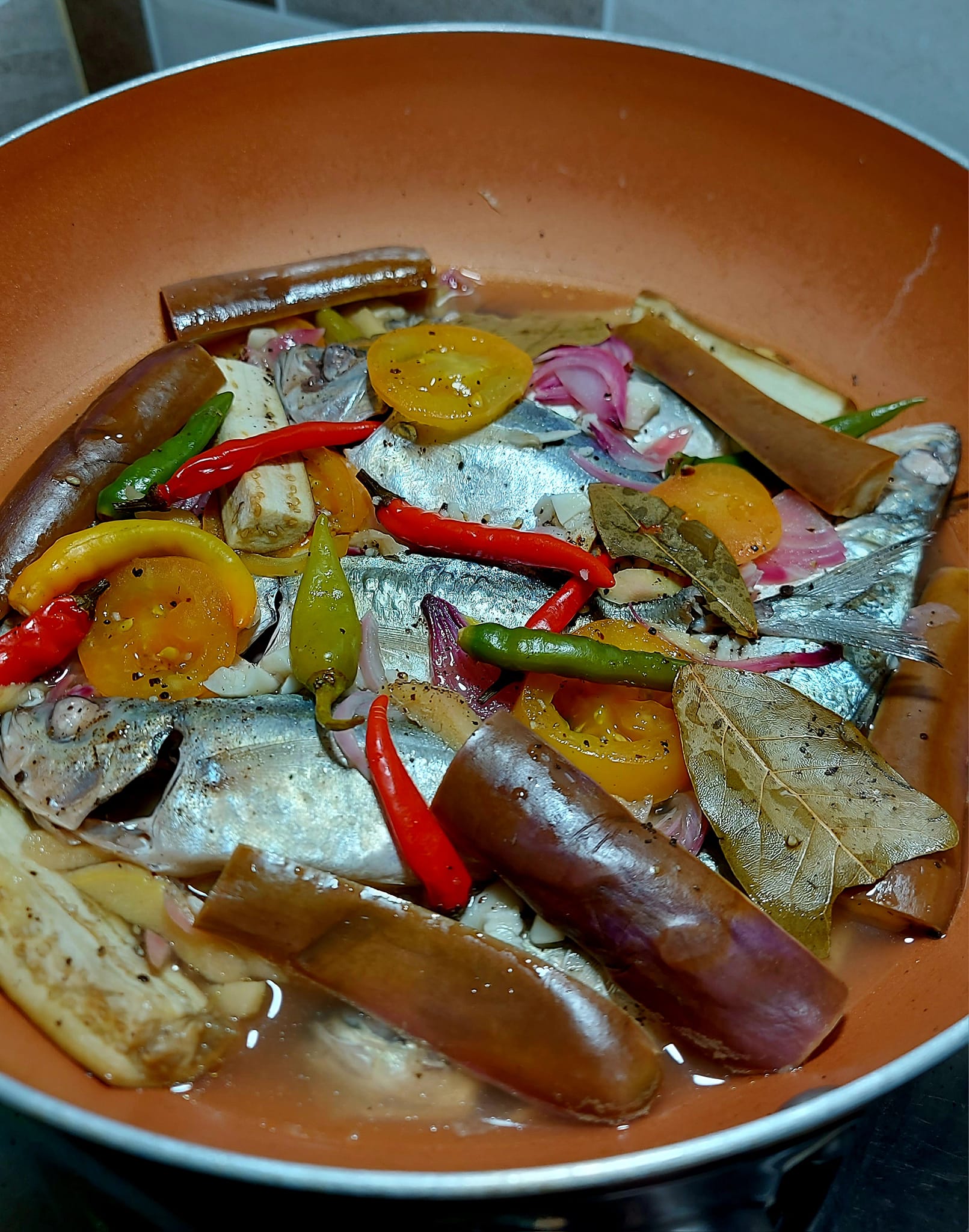 Mga - Paksiw na Matambaka na may Talong 😋 🍆 🐟 | Facebook