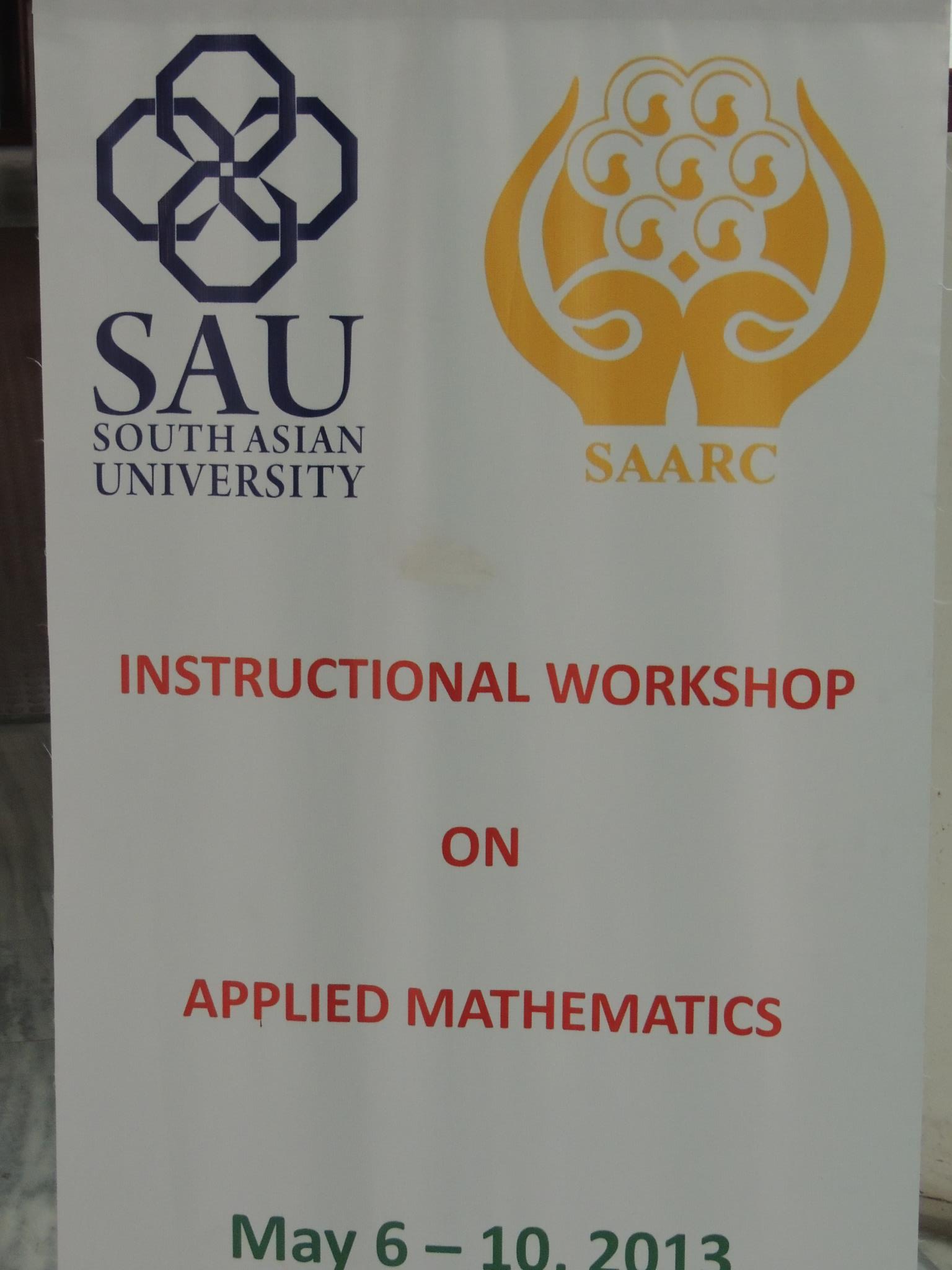 Department of Mathematics-South Asian University | Delhi