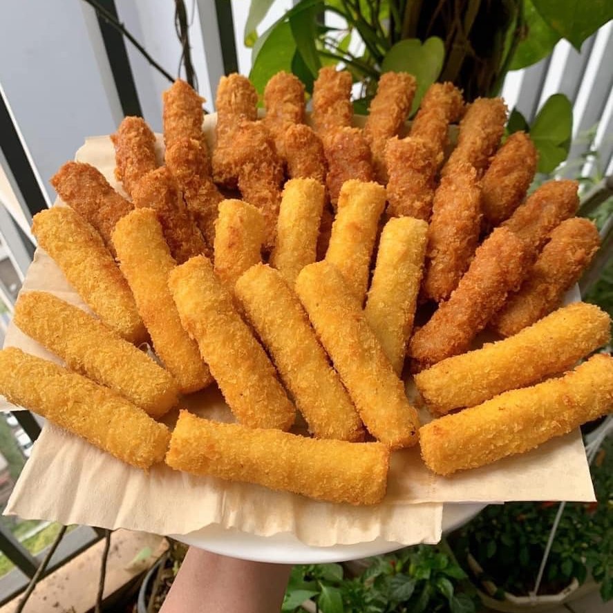 Nem ngọt rán Hoàng Mai Hà Nội