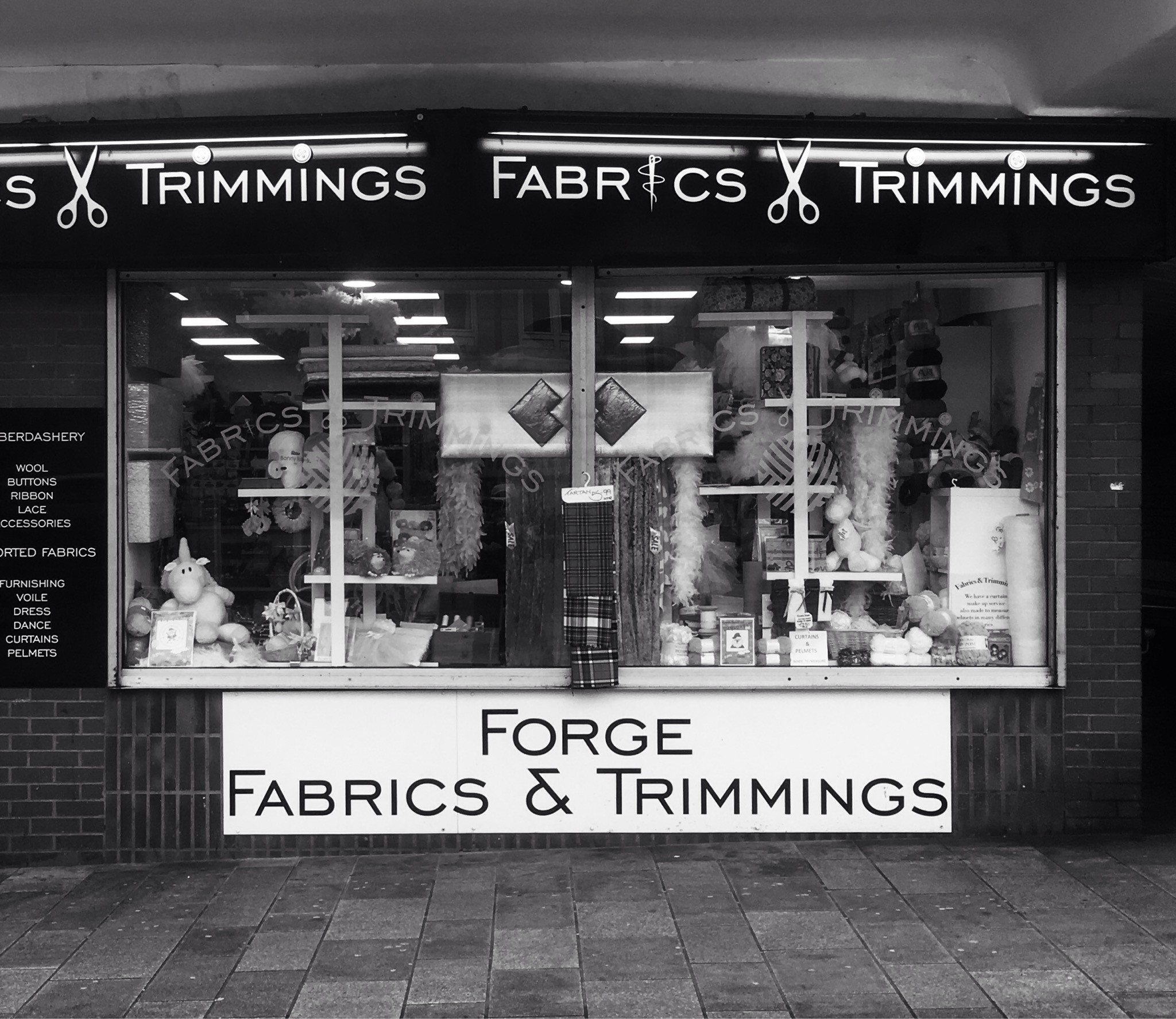 Forge fabrics & trimmings wool stockist motherwell | Motherwell