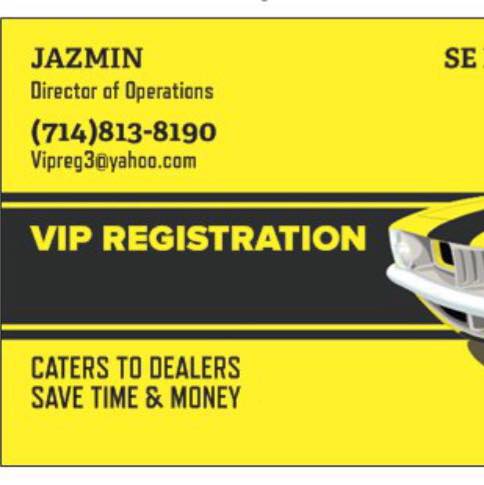 VIP Registration | Fullerton CA