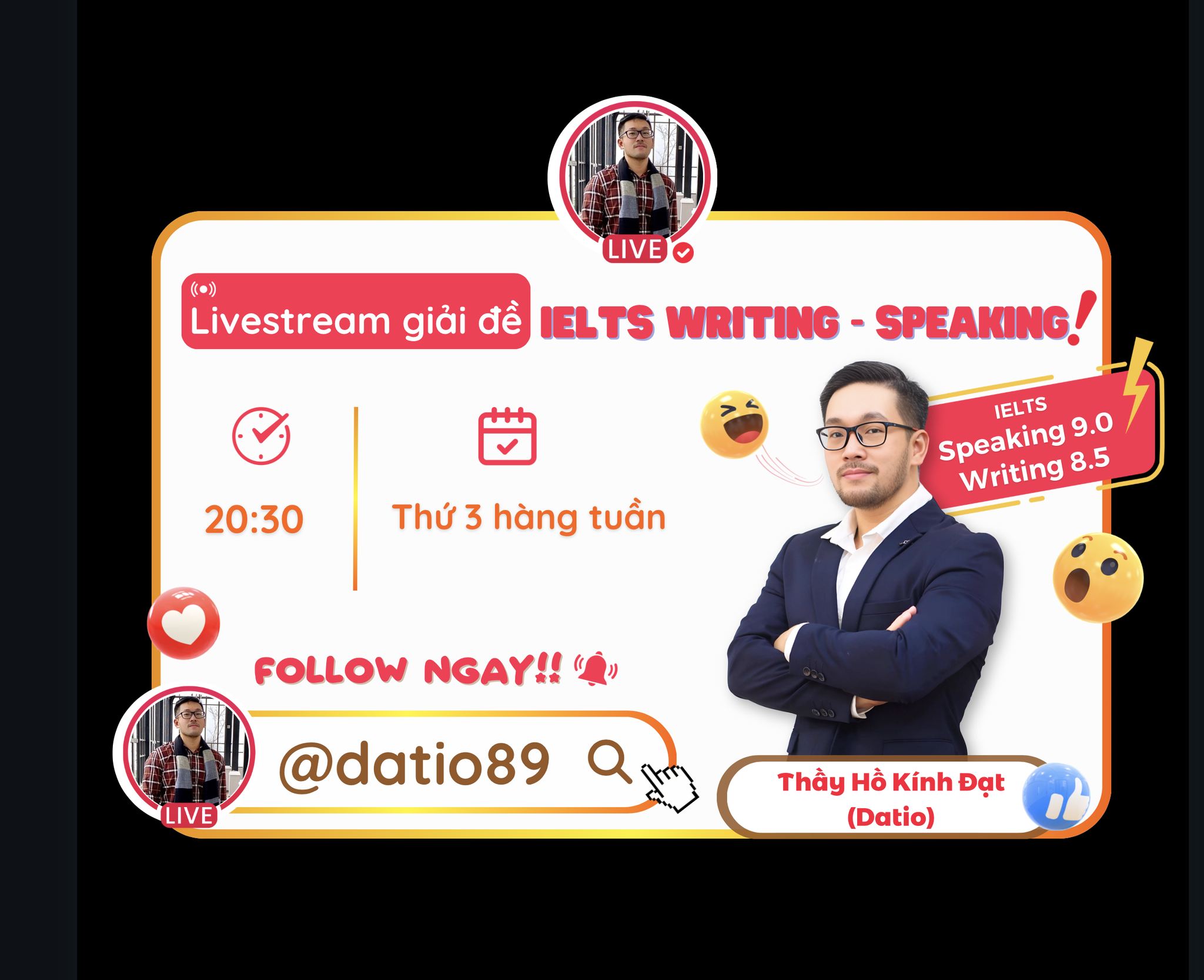 Datio English Thảo Luận Tài Liệu Tự Học IELTS Speaking Writing | Facebook