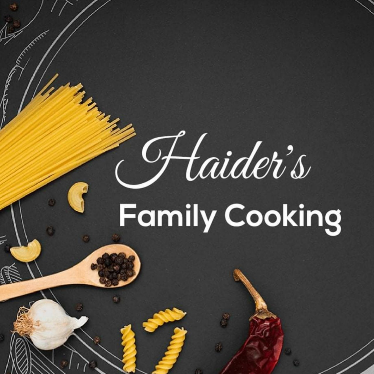 Haider's family cooking