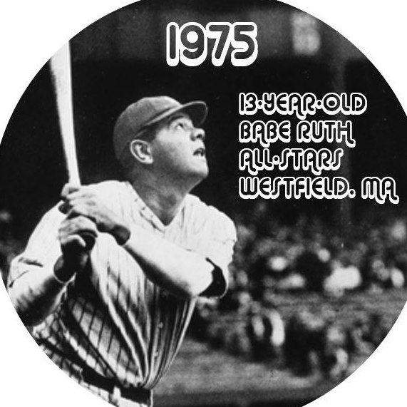 1975 Westfield MA Babe Ruth 13 Year Old All-Stars