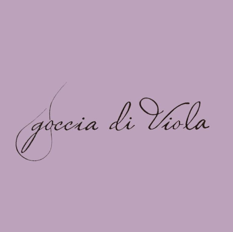 Palla viola vetro opaco decori oro 120mm | vendita online su