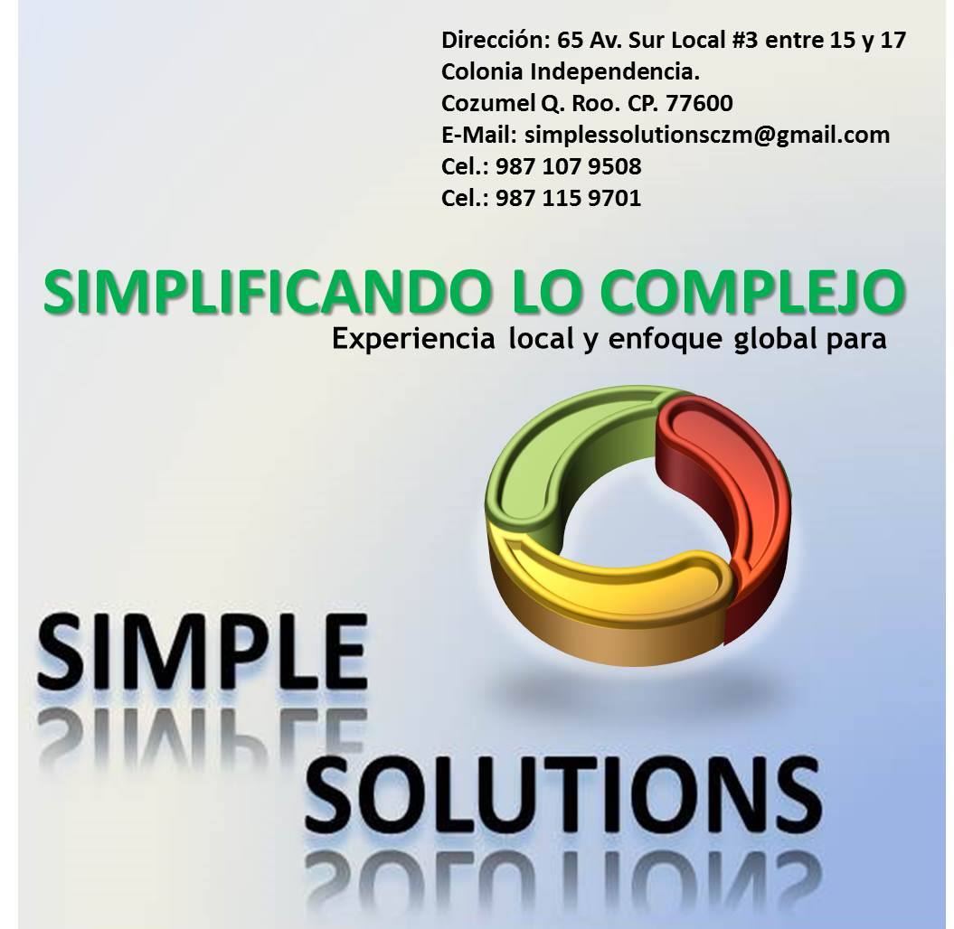 Simple Solutions | San Miguel de Cozumel