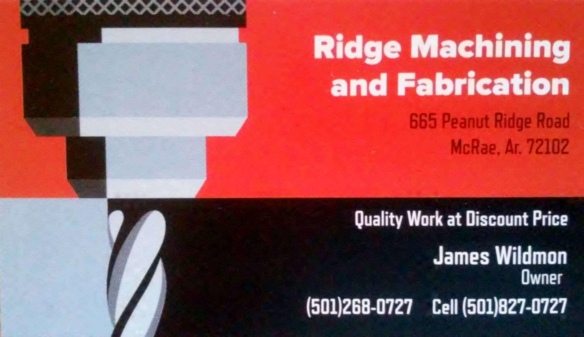 Ridge Machining and Fabrication | McRae AR