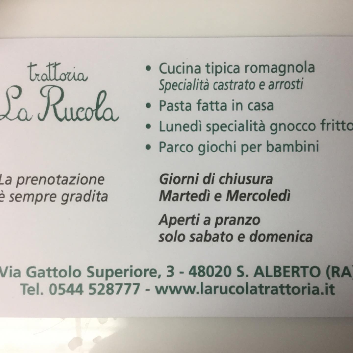 Trattoria La Rucola | Ravenna