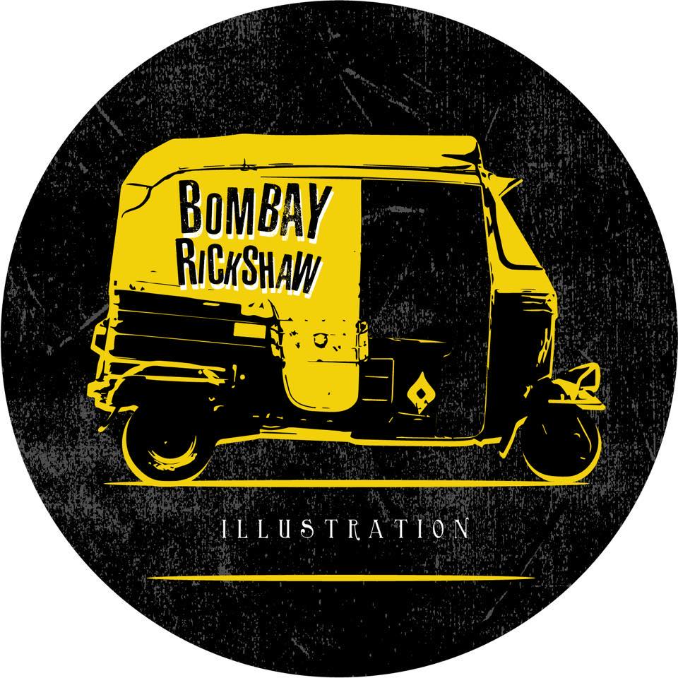 Bombay Rickshaw Illustration